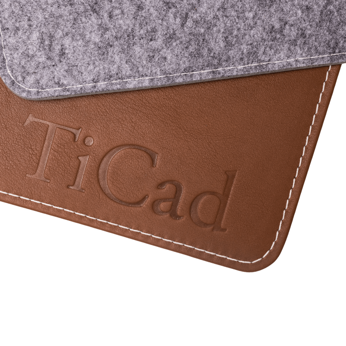 TiCad Mousepad im schlichten Design mit Logoprägung 