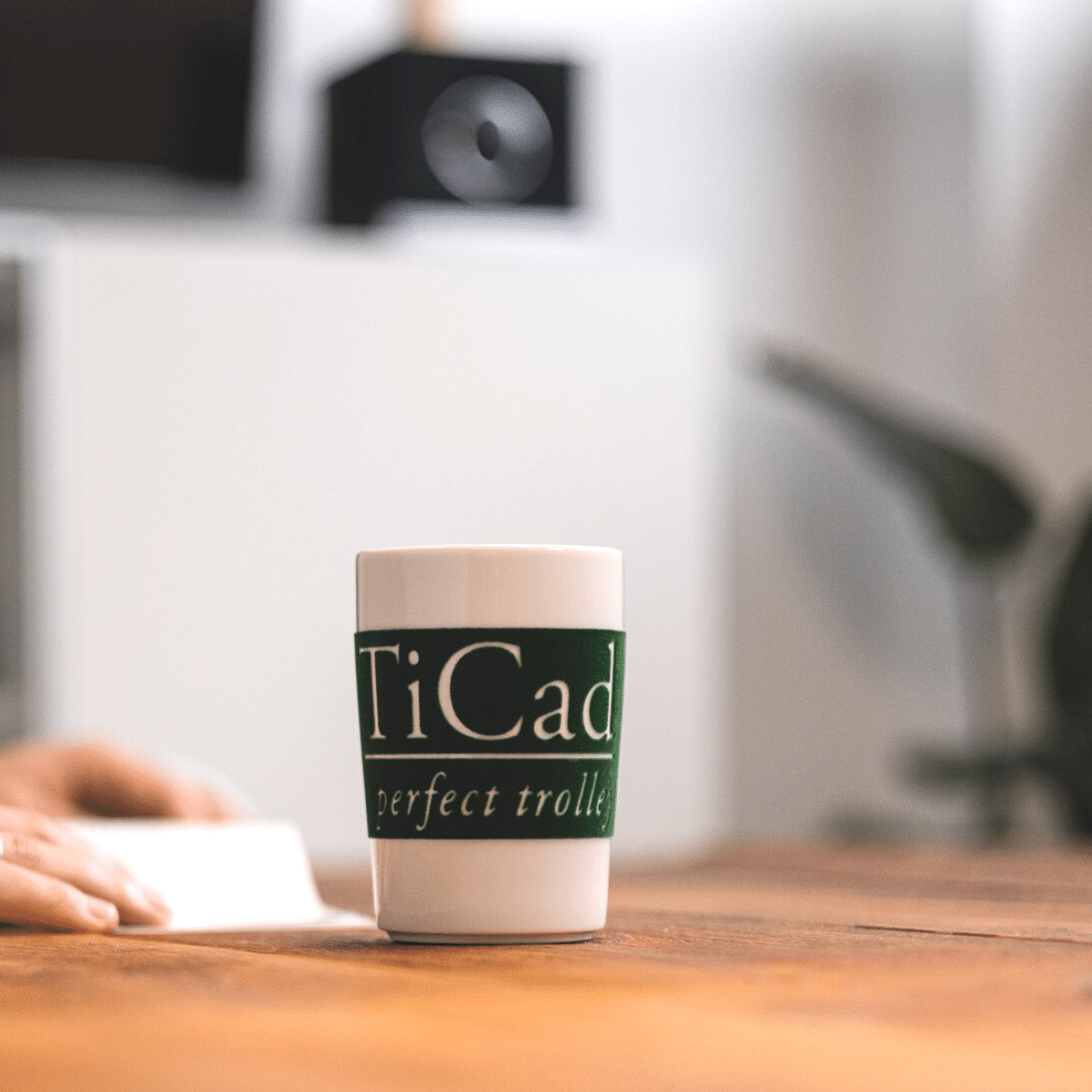 TiCad Tasse mit Logo