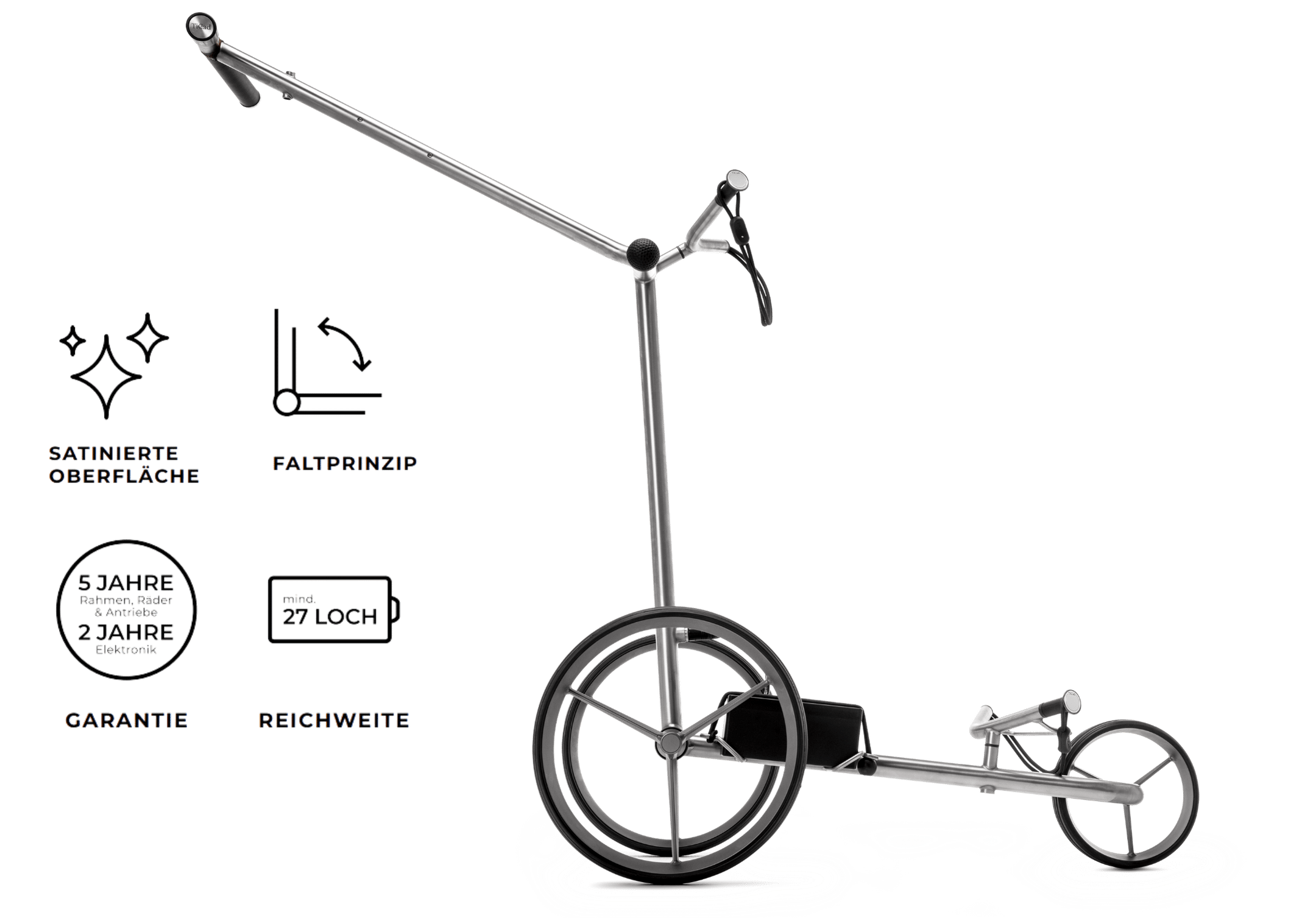 TiCad Golftrolley Elektrotrolley Voyage