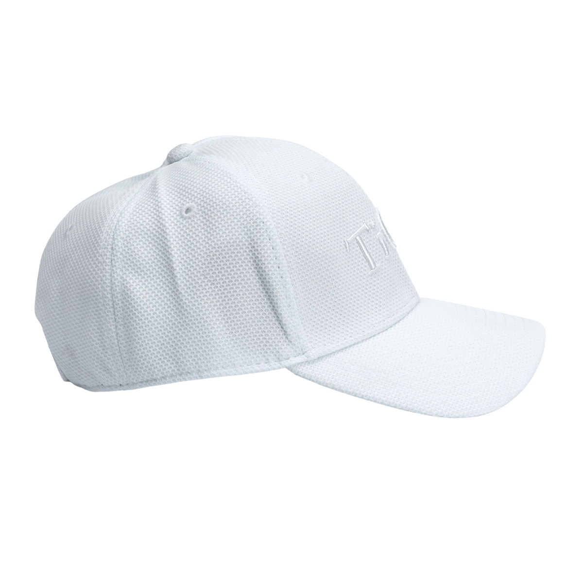 TiCad Golf Cap mit Schriftzug weiß